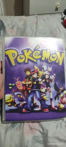 Pasta com mais de 200 Cards pokémon obs não sei se são originais