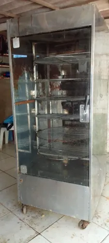 Forno assador giratório comercial ? para conserto, sem vidro frontal