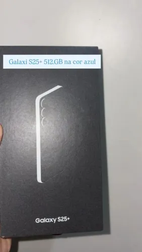 Galaxy s25+ azul, novo lacrado 512gb