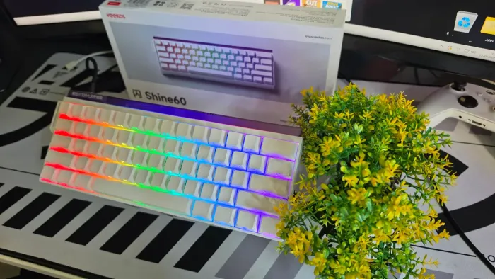 Teclado Magnético AKKO VEEKOS Shine60 0.01mm NOVO