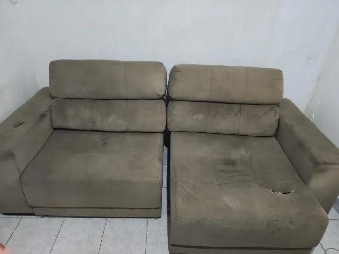Sofá retrátil 2 lugares