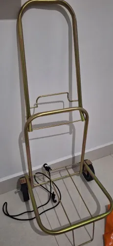 Carrinho de feira resistente e sacola impermeável