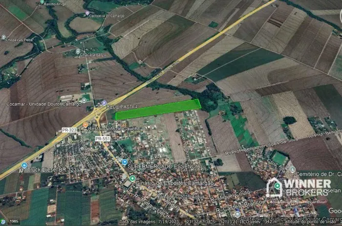 Área à venda, 104060 m² por R$ 4.000.000,00 - Centro - Doutor Camargo/PR