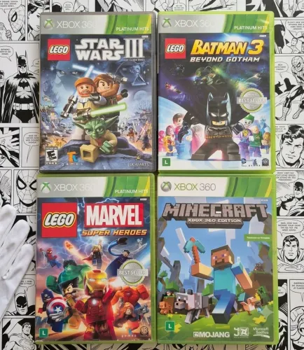 Lote Jogos Originais Xbox 360 Infantis (Faço olx pay)