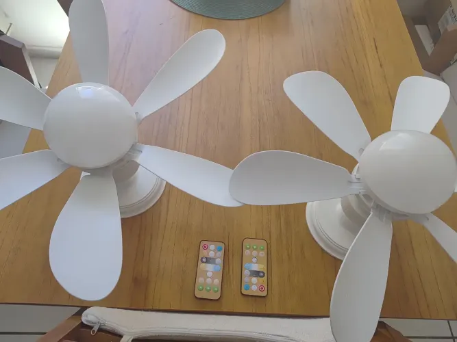 Ventilador com lâmpada