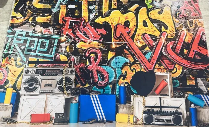 fundo fotográfico grafite