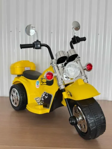 Moto Elétrica Infantil Mini Harley 6V - Som + LED