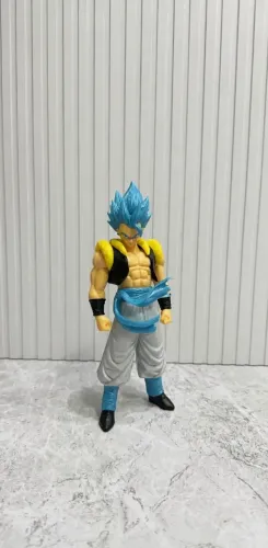 Boneco Goku Gogeta Blue action figure 18 cm Original - Alta qualidade <br>Pvc - 210 gramas <br>