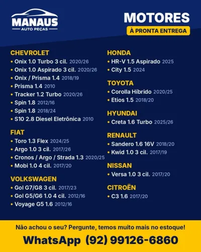 Motores (Parciais e Completos) Diversos