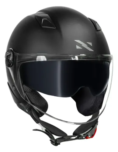 Capacete Norisk Orion Sv (aberto) - Preto Fosco - (Tamanho 62)