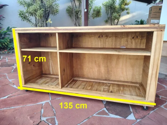 RACK TV (livros, etc.LINHA CRATES (Tok&stok)<br>RACK TV (ou livros, etc.) LINHA CRATES &STOK)
