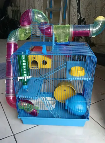 Gaiola de hamster completa