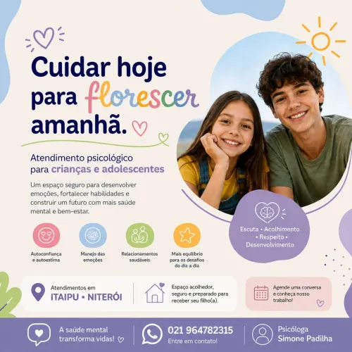 Psicóloga Infantil e Adolescentes