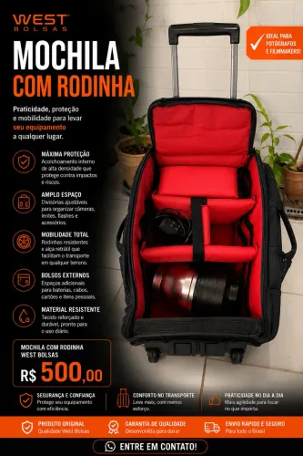 West Bolsas com rodinha
