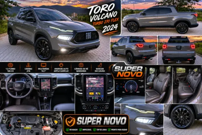Fiat Toro Volcano 1.3 T270 4X2 Flex AUT 2024