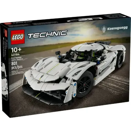LEGO Technic Hipercarro Koenigsegg Jesko Absolut Cinza 42173 (801 Peças)