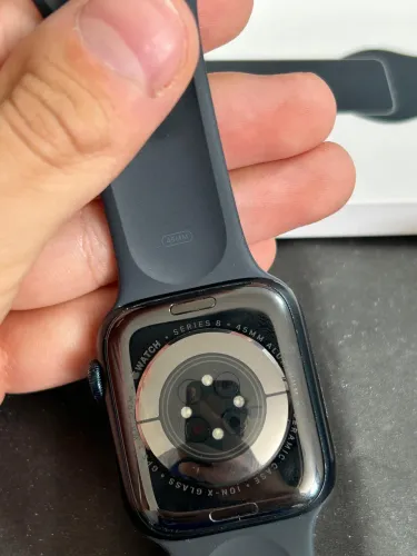 Apple Watch S8 45mm Completo na Caixa - OLX Pay - Meia-noite - Aceito Troca e 18x