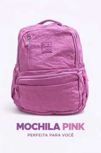 MOCHILA ESCOLAR PINK NOVA