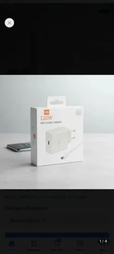 Carregador Xiaomi 120W + Cabo tipo C/ Tipo C 5A