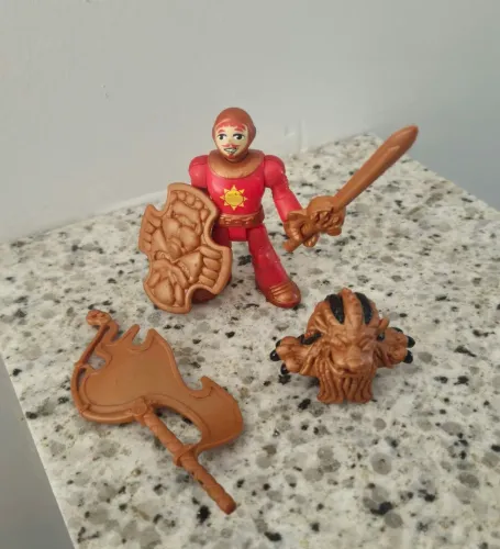 Bonecos guerreiros Imaginext 