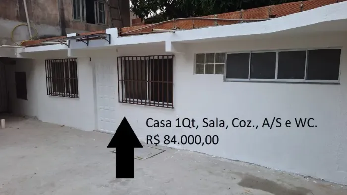 Casa, laje e Kit net inacabada a partir de R$ 35.000 no Centro de Vila Velha.