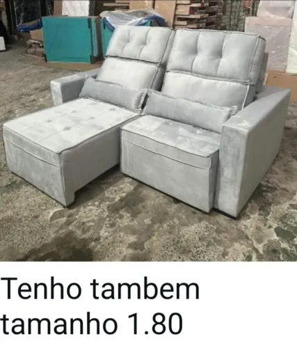 Sofá retratil reclinável 1.80cm