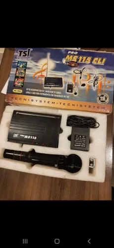 Microfone sem fio TSI completo, excelente estado