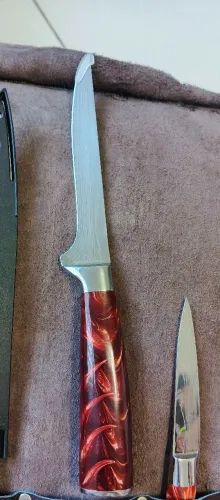 Faca japonesa damasco 7" pra filé!!