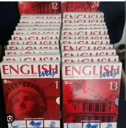 Curso completo inglês editora Abril 24v