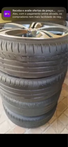 Rodas 17 pneus 195/40