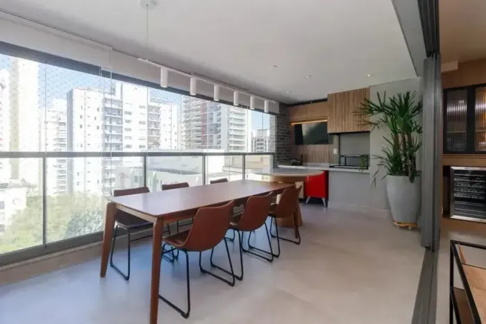 Apartamento para venda e locação em Brooklin Paulista com 3 quartos, sendo 3 suítes, 141m²