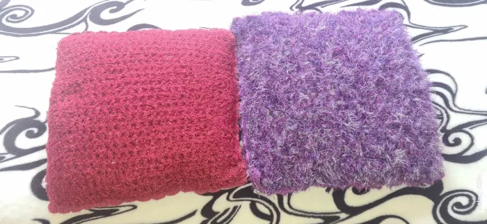 Lote 2 almofadas decorativas em crochê
