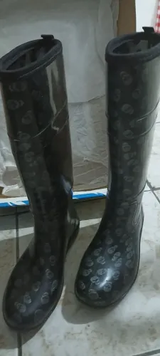 Bota galocha estampada