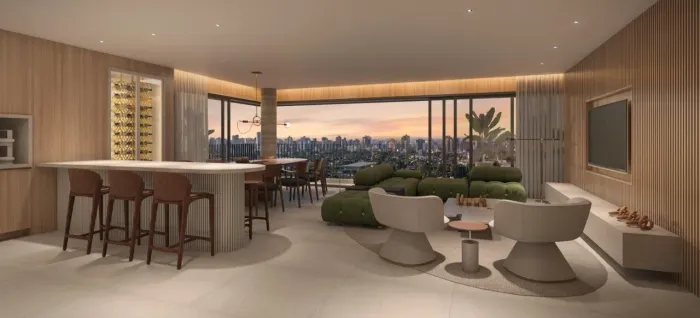 Apartamento na planta com 3 suítes no Gran Lodge Batel