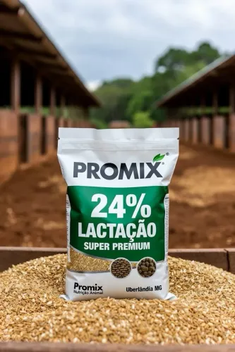 Ração PROMIX lactação 24% leite bovinos completa 40 kgs