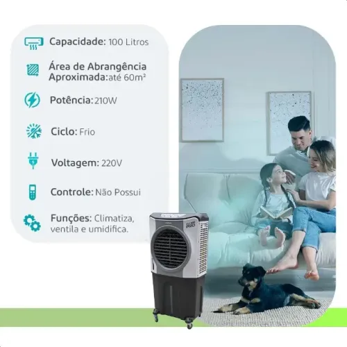 Climatizador 100 litros ventisol