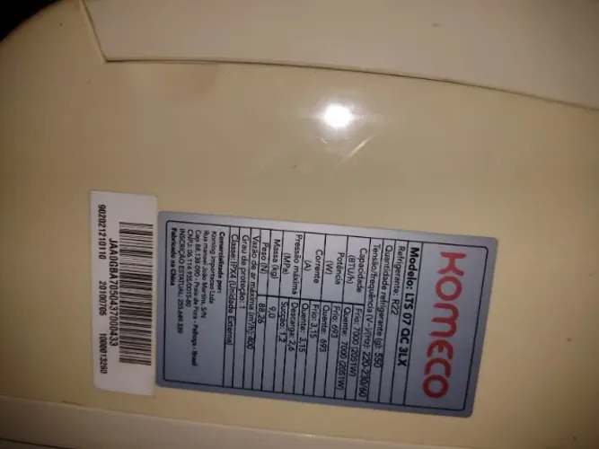 ar condicionado split 7.000 BTU