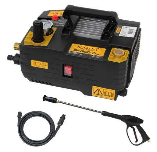 Lavadora Alta Pressão Buffalo BF 1900 PRO Motor Indução 420l/h Preto