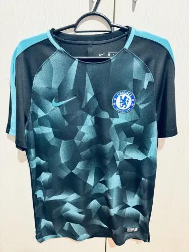Camisa Nike Chelsea Treino 2018/19 Azul e Preta Tam. M