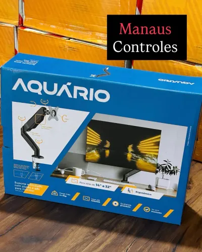 Suporte de Monitor Articulado Pistão a Gás até 32p ( Promoção )
