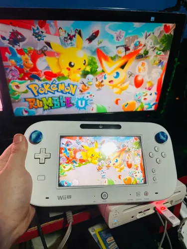 Nintendo Wii U Branco 16Gb Destravado + 25 Jogos Instalados + Lojinhas 