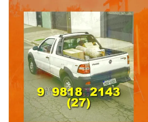 Frete rápido e seguro para sua mudança! Ligue e agende já!