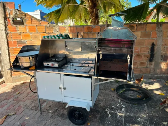 Carrinho de lanche semi novo