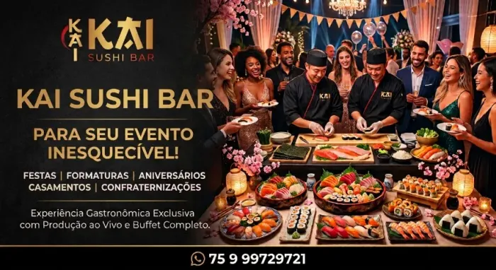 KAI SUSHI BAR - Buffet de Culinária Japonesa para Eventos