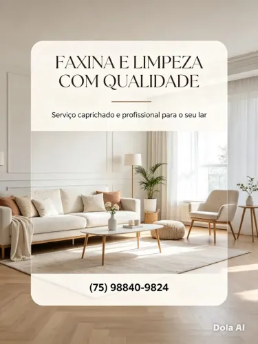 Faço faxina