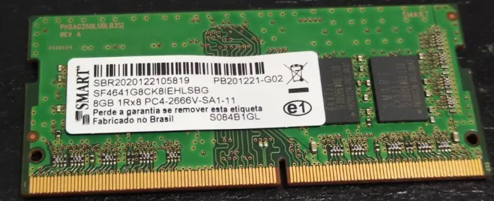 RAM 8GB DDR4 NOTEBOOK