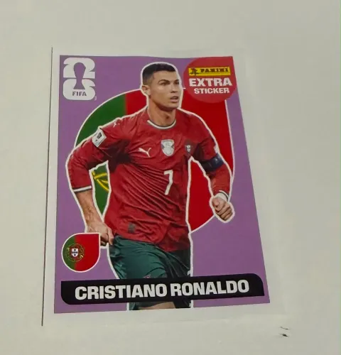 Figurinha legend Cristiano Ronaldo lilás 2026