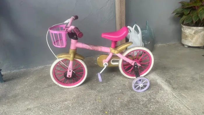 Bicicleta Infantil e carrinho de passeio