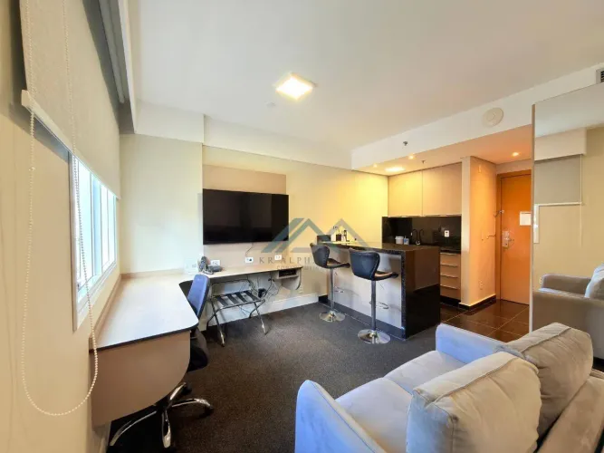 Flat com 1 dormitório à venda, 31 m² por R$ 450.000 - Edificio Confort Alphaville - Baruer