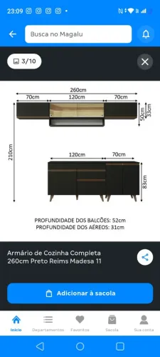 Armário de cozinha madesa